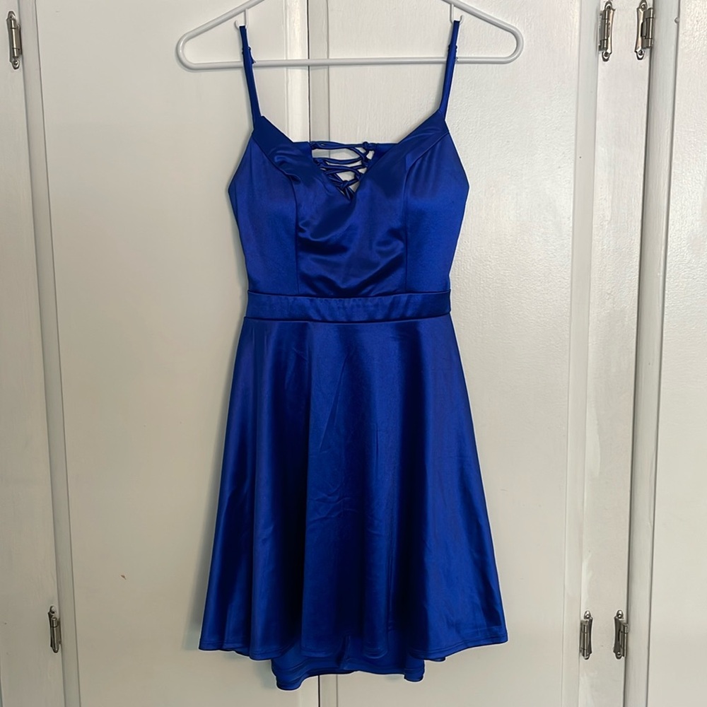 City Studio blue juniors dress, size 1.